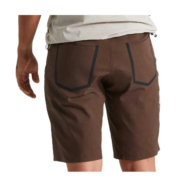 Specialized - Pantaloni ciclism scurti pentru barbati Adventure pants - maro doppio