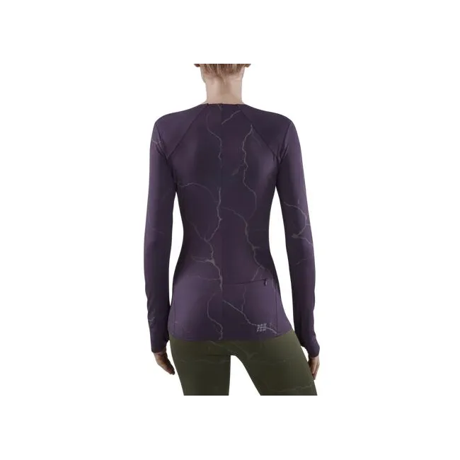 CEP - bluza cu maneca lunga - reflective shirt long sleeve - purple