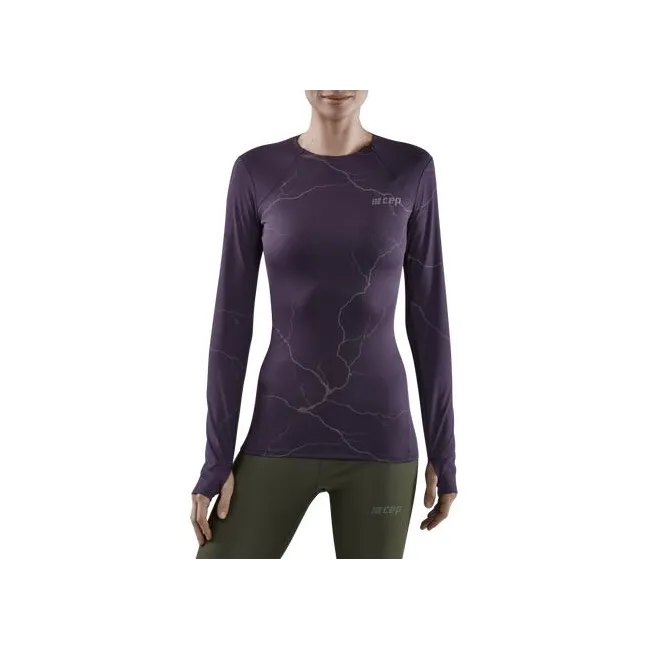 CEP - bluza cu maneca lunga - reflective shirt long sleeve - purple