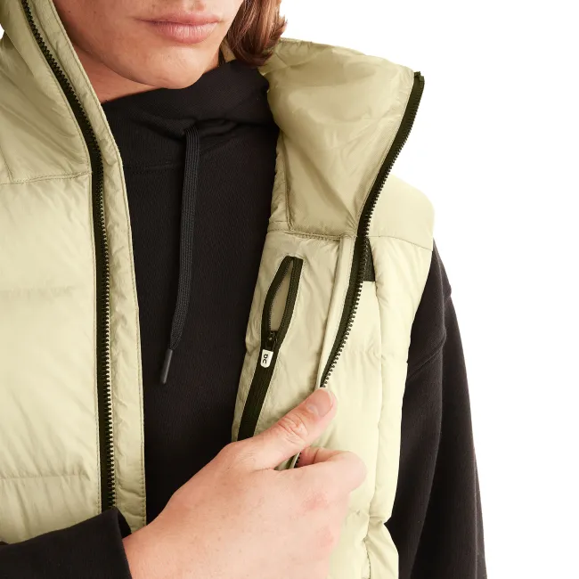 On Cloud - vesta puf vreme rece pentru barbati Challenger Vest - verde deschis andiva