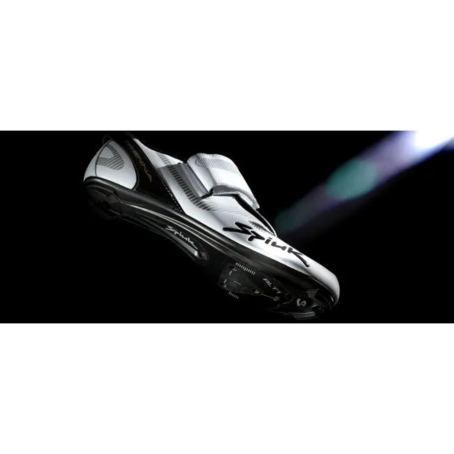 Spiuk - Pantofi ciclism triatlon TRIENNA TRI Carbon shoes - alb mat negru