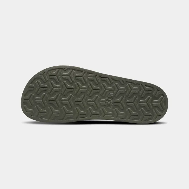 The North Face - slapi Base Camp Slides III M - verde Military Olive StippLED Camo Print | TNF Black