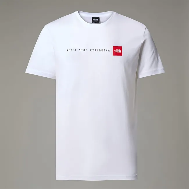 The North Face - tricou - M Never Stop Exploring - Alb