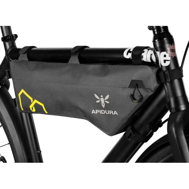 Apidura - geanta cadru bicicleta Expedition Frame Pack 5.3 litri (pentru cadru compact) - gri negru