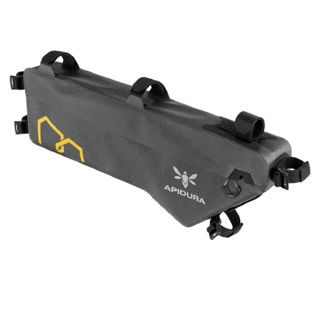 Apidura - geanta cadru bicicleta Expedition Frame Pack 5.3 litri (pentru cadru compact) - gri negru