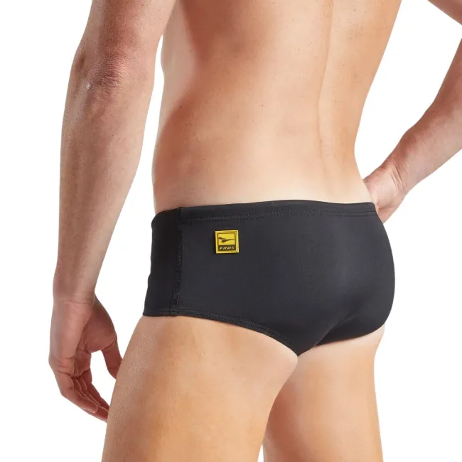 Finis - Slip inot barbati - Aqua Short Solid - Negru