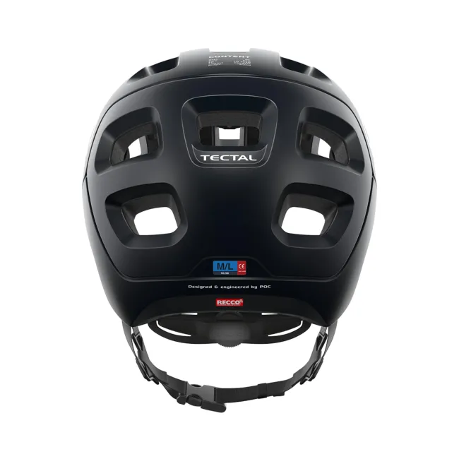 POC - casca MTB - Tectal - uranium black matt