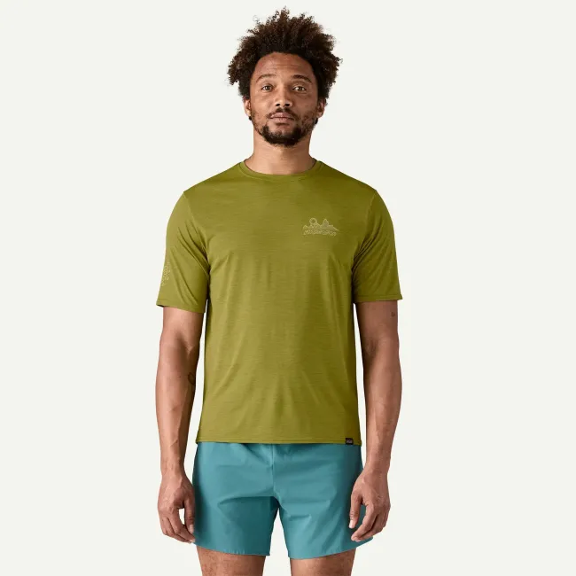 Patagonia - tricou - M Capilene Cool Daily Graphic Lands - Verde