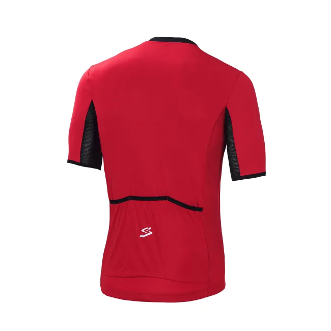 Spiuk - Tricou ciclism maneca scurta ANATOMIC CLASSIC SS jersey - rosu negru