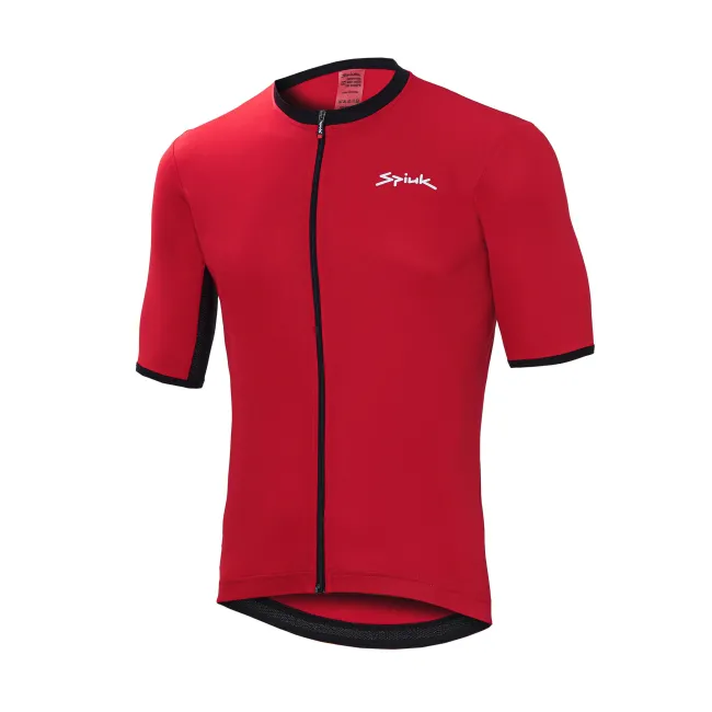 Spiuk - Tricou ciclism maneca scurta ANATOMIC CLASSIC SS jersey - rosu negru