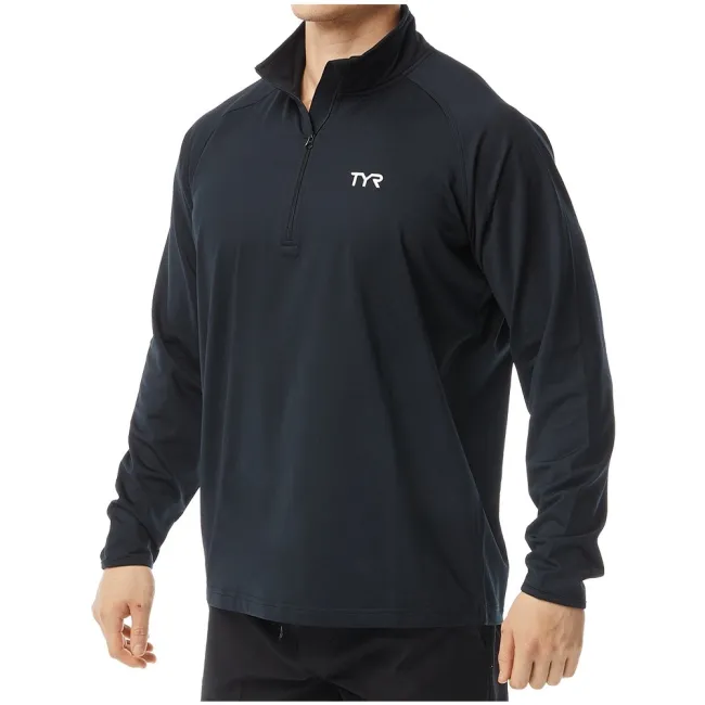TYR - bluza cu maneca lunga tehnica - ALINC1/4ZIP - negru