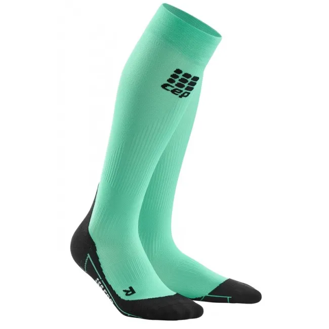 CEP - Sosete de compresie pentru femei Women Running socks - verde deschis negru jump jade