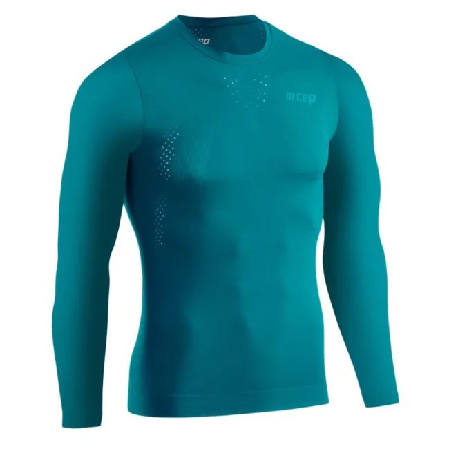 CEP - bluza cu maneca lunga - run ultralight shirt long sleeve - petrol