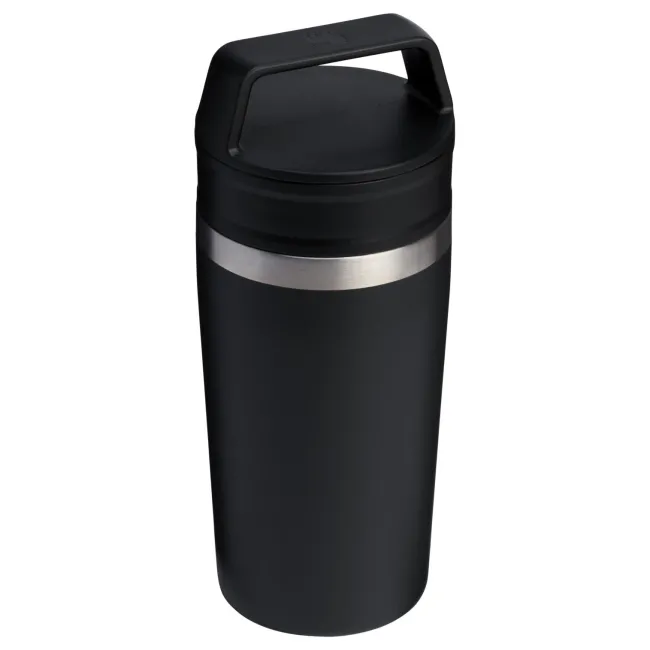 Stanley - termos tip cana cafea - Cafe-To-Go Travel Mug - Negru - 0.35 L