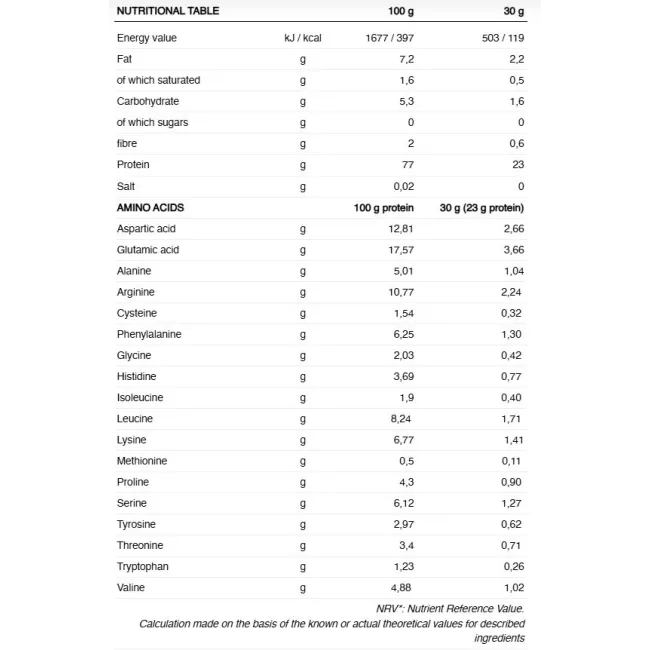 226ers - plic pudra proteica - Vegan Protein 700 - vanilie - 700gr