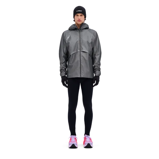 CEP - jacheta waterproof pentru alergare - PRO RUN 3L - gri