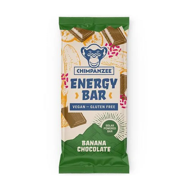Chimpanzee Energy Bar - Ciocolata si Banane - 55g (Vegan si Fara Gluten)