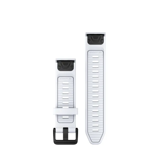 Garmin curea silicon QuickFit 20 - alb Whitestone Silicone