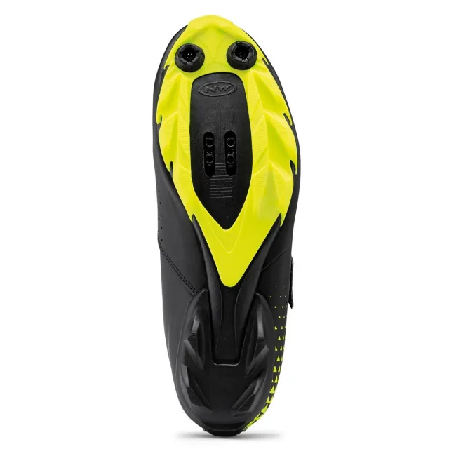 Northwave Spike 3 - pantofi ciclism MTB XC - negru galben fluo