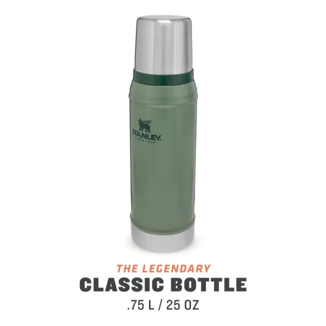 Stanley - termos clasic cu maner The Legendary Classic Bottle - verde Hammertone - 750 ml