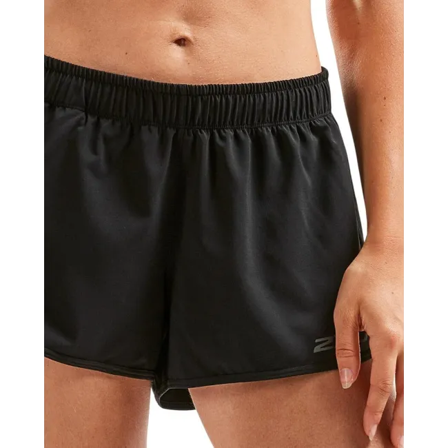 2XU - Pantaloni scurti de alergare pentru femei GHST 3" Stretch Woven Short - negru