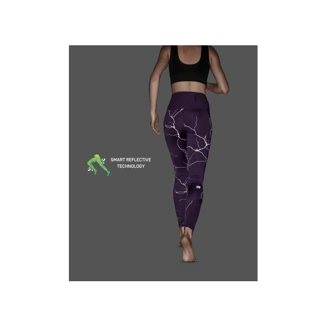 CEP - colanti - reflective tights - purple