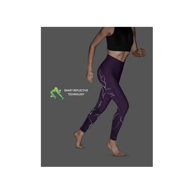 CEP - colanti - reflective tights - purple