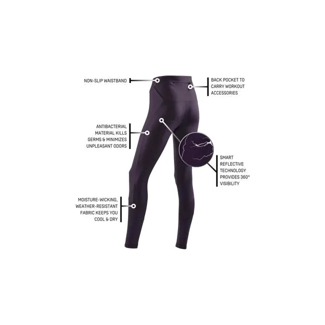 CEP - colanti - reflective tights - purple