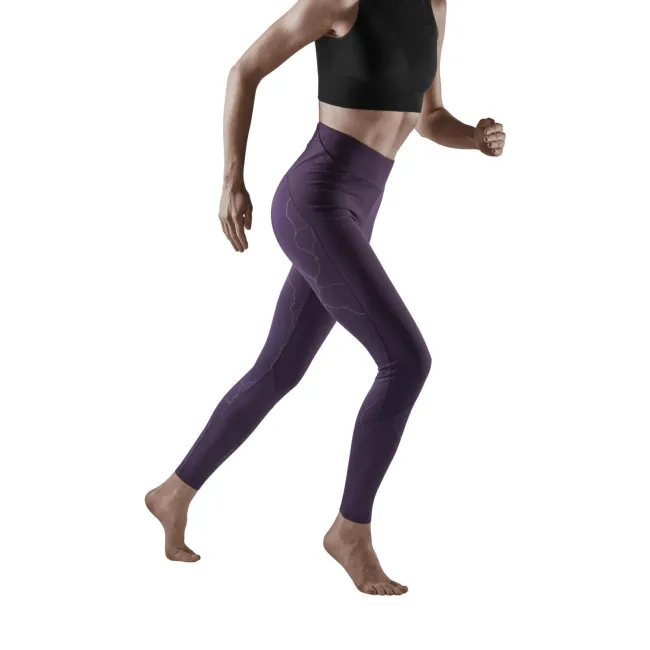 CEP - colanti - reflective tights - purple