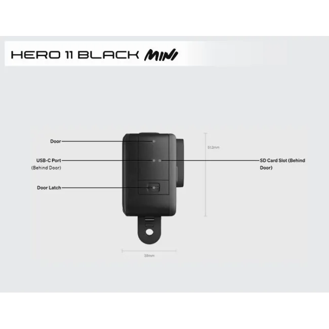 GoPro - camera actiune - HERO11 MINI - Black