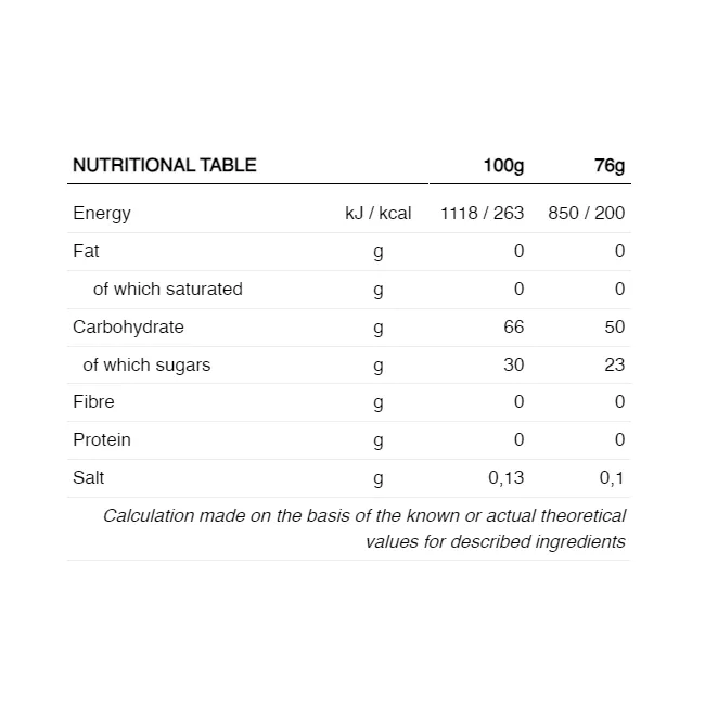 226ers - gel energie - High Energy Gel - lamaie - 76g
