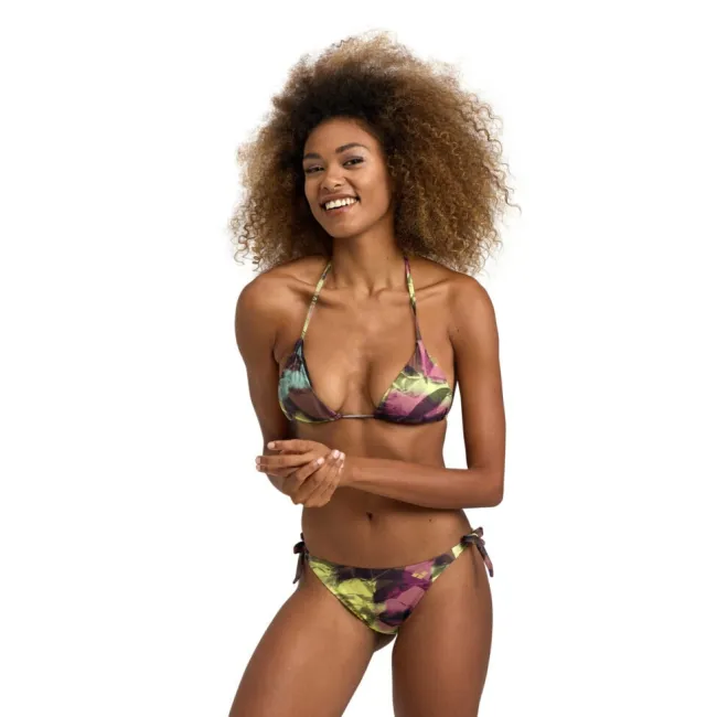 Arena - costum inot femei 2 piese - bikini - Triangle Allover - Red Fandango | Multi