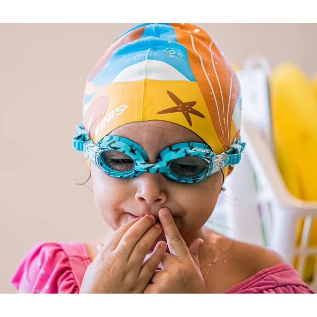 Finis - ochelari inot confortabili pentru copii (4-10 ani) Adventure Goggles - albastru rechin