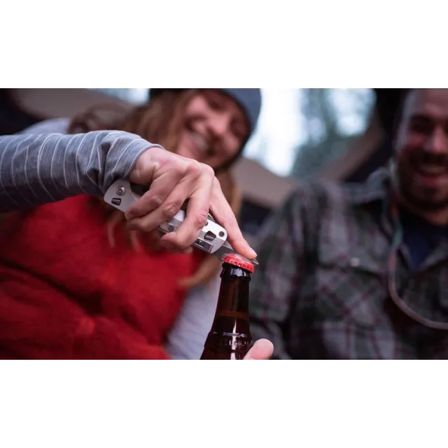 Leatherman - briceag multifunctional - 8 functii - Free K2X - argintiu