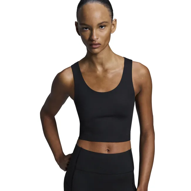 On - bustiera - Studio Open Back Crop W - Black