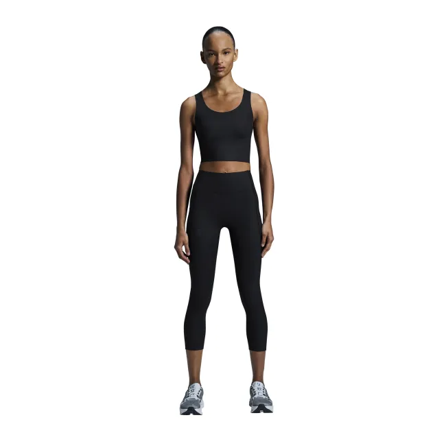 On - bustiera - Studio Open Back Crop W - Black