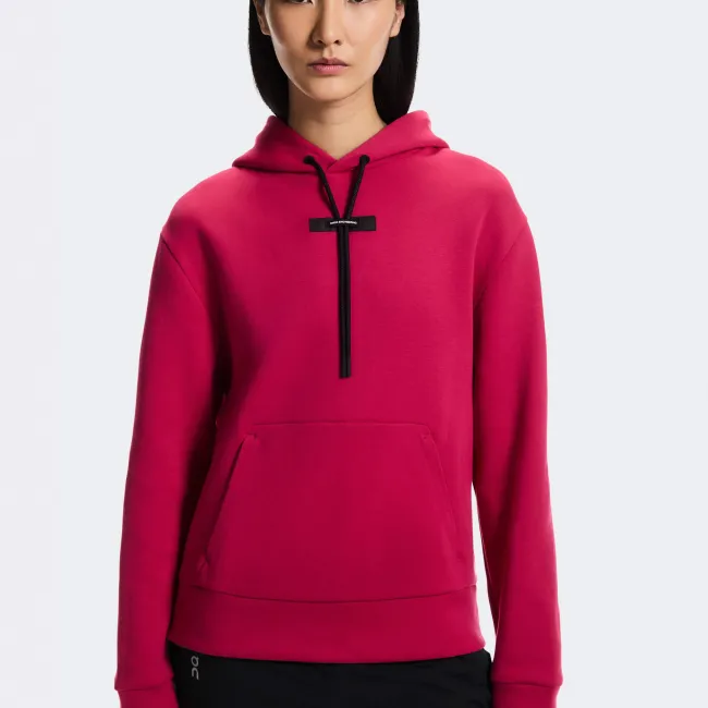 On - hanorac - Focus Tech Hoodie W - Grenadine