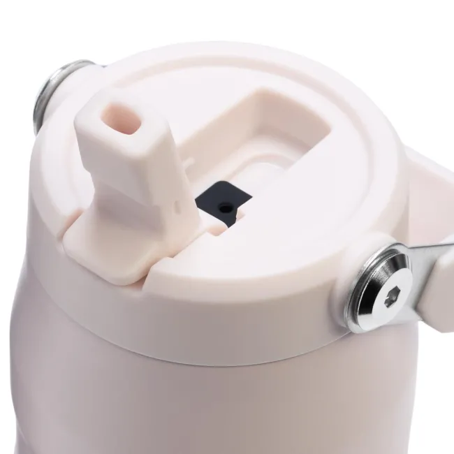 Stanley - termos tip sticla cu pai - Iceflow Flip Straw 2.0 - roz - 0.7 L