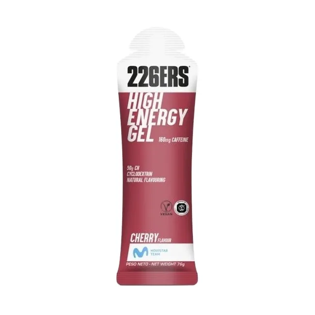 226ers - gel energizant high energy gel - aroma cafea cirese - 76g
