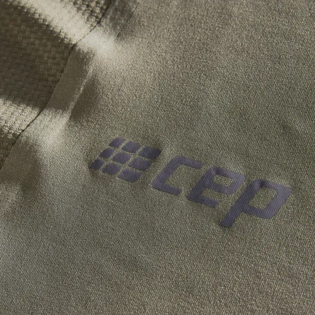 CEP - tricou tehnic femei - the run shirt short sleeve v4 - olive