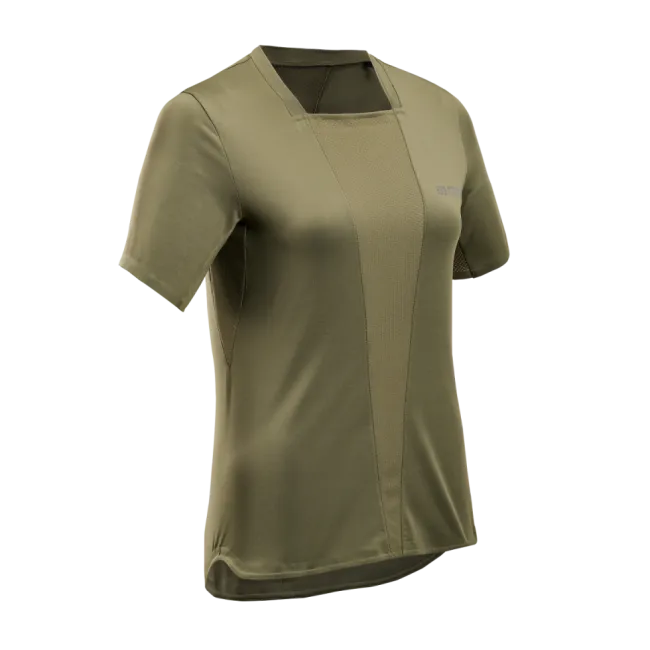 CEP - tricou tehnic femei - the run shirt short sleeve v4 - olive