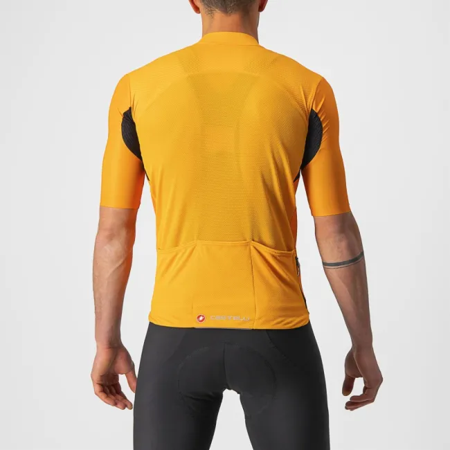 Castelli - tricou pentru ciclism cu maneca scurta Endurance Elite Jersey - portocaliu deschis pop