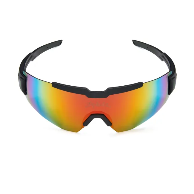 Spiuk - ochelari soare sport Profit, 2 lentile de schimb transparent si rosu oglinda - rama neagra