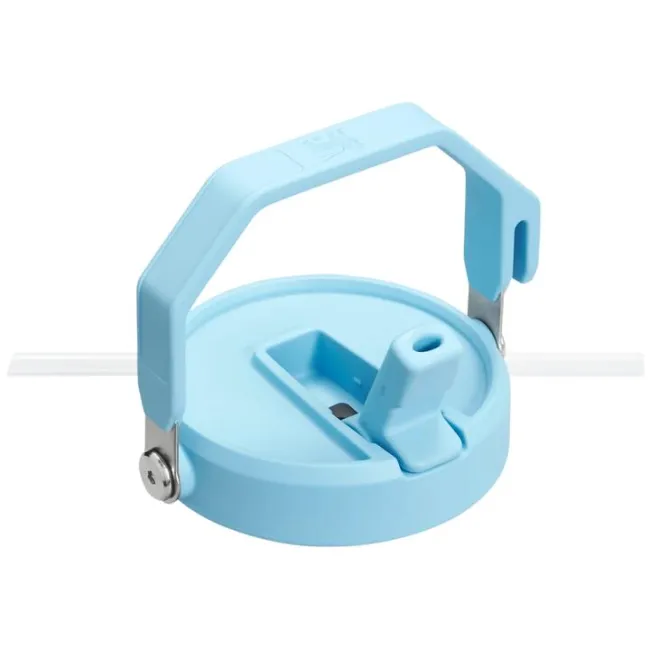 Stanley - termos clasic cu maner - The IceFlow Flip Straw Jug - albastru deschis - 1.9 Litri