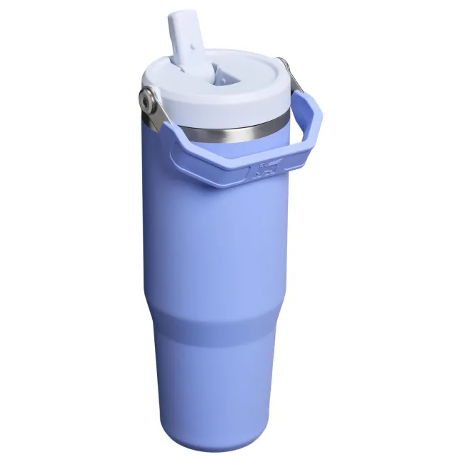 Stanley - termos tip sticla cu pai - Iceflow Flip Straw Tumbler 2.0 - bleu - 0.89 L