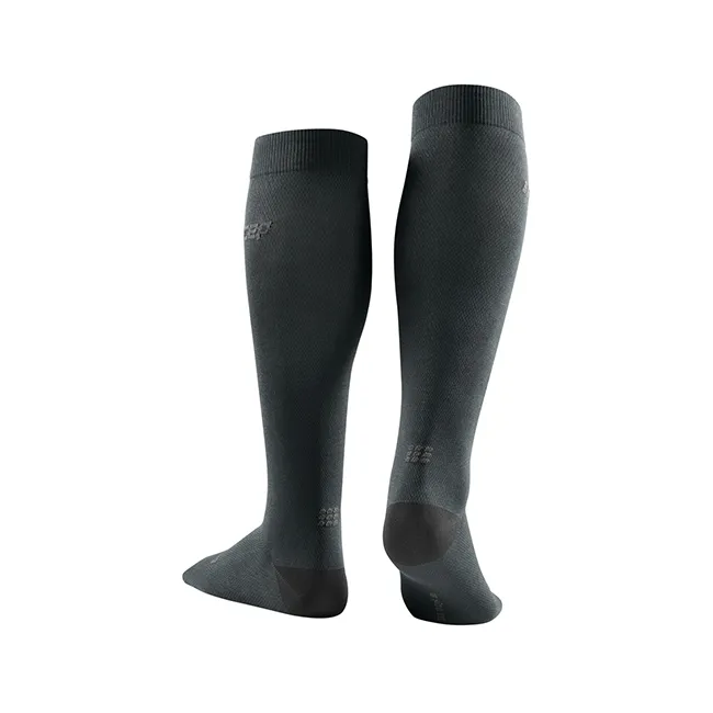 CEP - Sosete lungi compresie pentru femei Business Commuter Tall Compression women Socks - negru gri