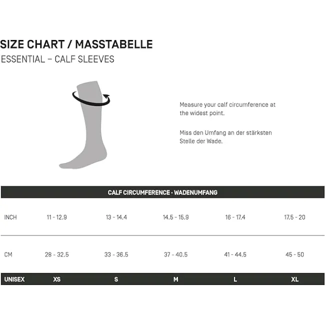 CEP - jambiere compresie gamba - Essential Calf Sleeves - alb