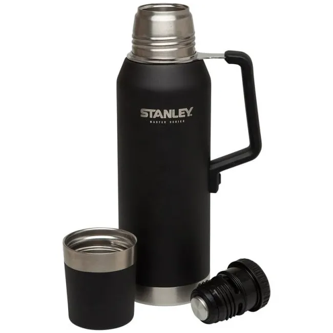 Stanley - termos clasic cu maner - Master Unbreakable Thermal Bottle - Black - 1.3 L