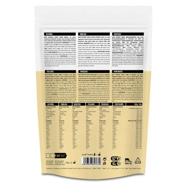 226ers - plic pudra recuperare - Night Recovery Cream 2.0 - vanilie - 1kg