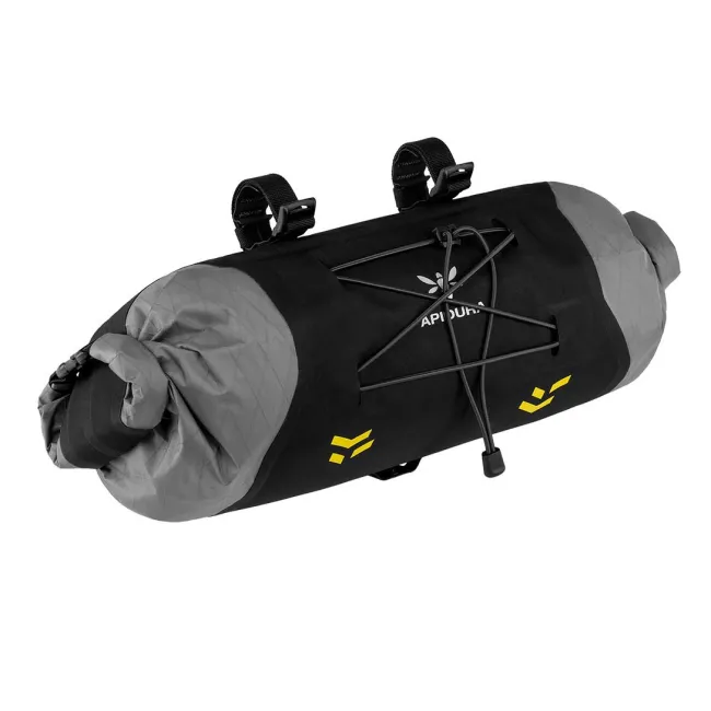 Apidura - geanta bicicleta cu prindere pe ghidon, Backcountry 2.0 Handlebar Pack 7 litri - gri negru galben